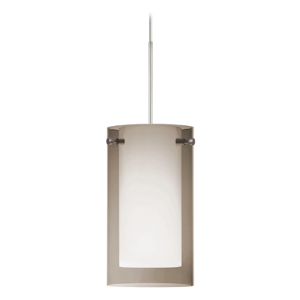 Besa Lighting 1XT-S44007-LED-SN Pahu LED Satin Nickel Pendant Ceiling Light - Image 1 of 4