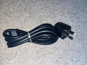 IEC MAINS POWER CABLE MONITOR PC KETTLE C13 LEAD EU 2 PIN EURO PLUG 1.8 M - Picture 1 of 2