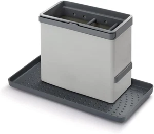 Metaltex Tidy-Tex Kitchen Sink Organiser, Grey, 24 X 13 X 14 Cm - Picture 1 of 7