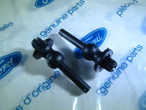 GENUINE FORD FIESTA MK2 MK3 MK4 REAR PARCEL SHELF STRAP CLIPS XR2i TAILGATE BOOT - Picture 1 of 2