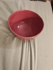 Vtg McCoy Dark Pink 6" Mixing Or Serving Bowl. Preowned - Picture 1 of 8