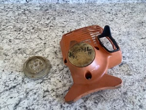 Stihl FS46 String Trimmer OEM Starter Cover Rope Rotor 4140 195 0500 0410 - Picture 1 of 10