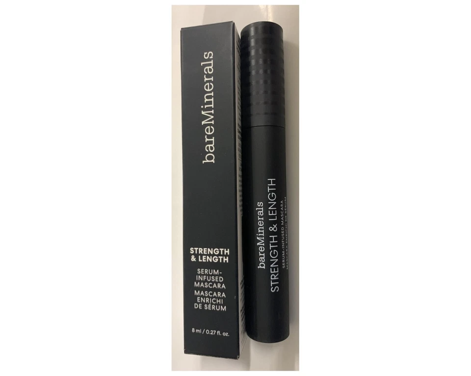 bareMinerals STRENGTH&LENGTH Serum-Infused mascara 8ml / 0.27 oz - EXTREME BLACK - Image 1 of 1
