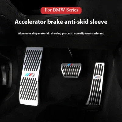 3pcs Non-Slip Accelerator Brake Pedal Fit For BMW M new 5 3 7 Series X3X5X6X7  - Image 1 of 4