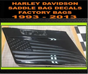 Cbcdecals- Side Saddlebag flags for 93-13 Harley Davidson"  - Picture 1 of 2