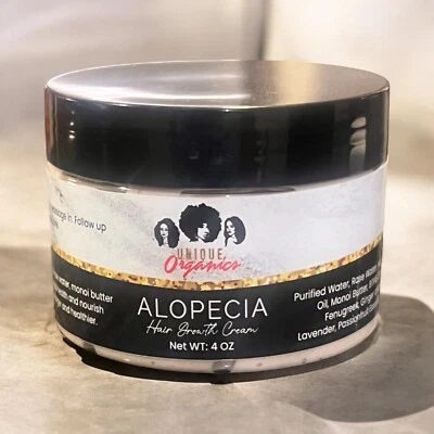 Alopecia Hair Growth Cream – 8 oz Nourishing Formula for Thicker, Healthier Hair - Image 1 of 4