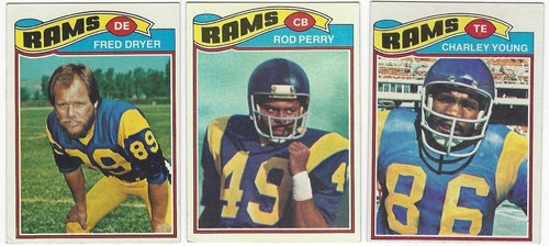8 1977 TOPPS FOOTBALL LOS ANGELES RAMS CARDS (DRYER/PERRY RC+++) | eBay