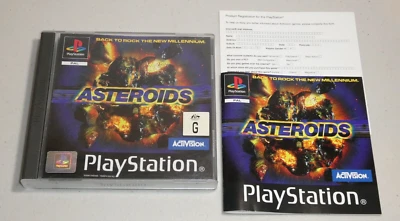 ASTEROIDS  PlayStation PS1 Game  Complete  1998 AUS PAL near new - Image 1 of 4