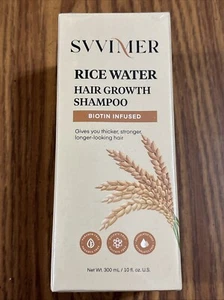 Svvimer Rice Water Hair Growth Shampoo, Biotin Infused 10 fl. oz., Exp. 1/27 NEW - Picture 1 of 4
