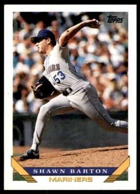1993 Topps - Shawn Barton #569 Seattle Mariners Baseball Card - Image 1 of 2