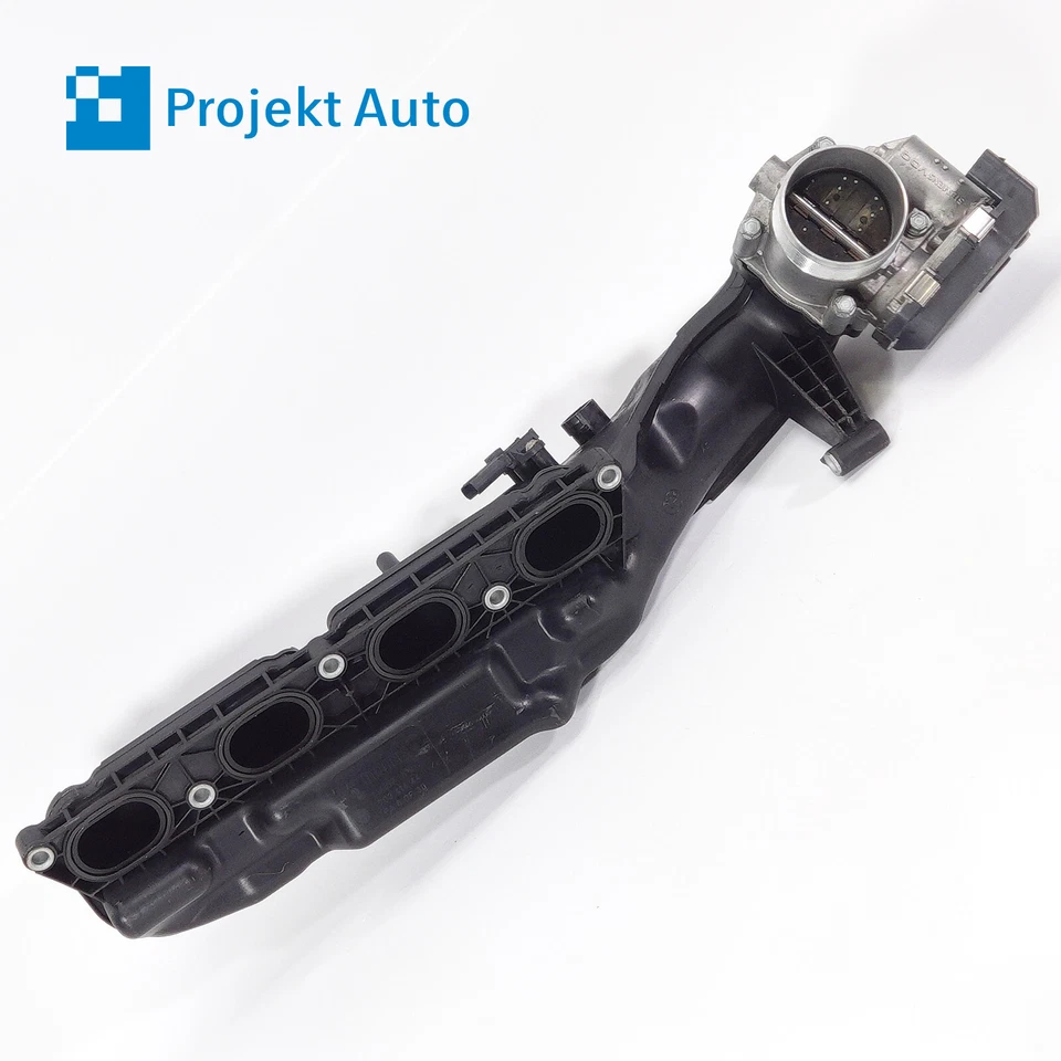 Coletor de admissão 08-14 OEM BMW com acelerador N63 7555666 E70 F01 F02 F04 F10 F13 - Imagem 1 de 4