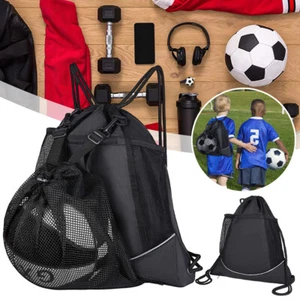 Turnbeutel Sportbeutel Fußball Beutel Rucksack Gym Sack Basketball Sack Beutel - Bild 1 von 12