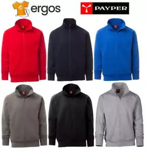 PAYPER HOOVER Felpa Garzata Zip Intera con Tasche Collo Alto da Lavoro Invernale - Picture 1 of 11
