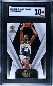 KEVIN DURANT 2008-09 Upper Deck SP Rookie Threads #8 SGC 10 NBA Future HOF POP 1 - Picture 1 of 2