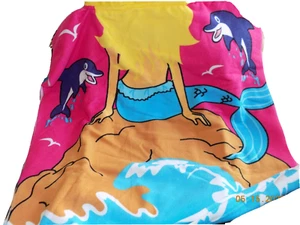 New girl's hooded towel wrap - Picture 1 of 3