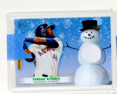 2021 TOPPS HOLIDAY JERSEY YORDAN ALVAREZ #WRC-YA ASTROS - Image 1 of 2