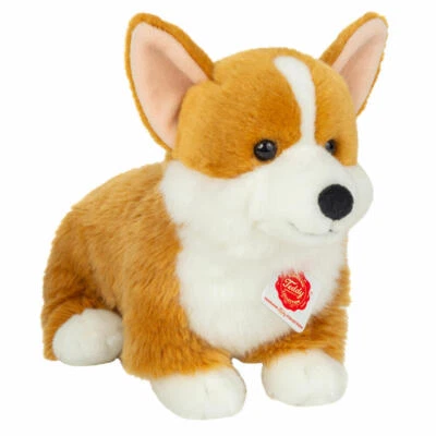 SEXMUSEUM Teddy Hermann Corgi Doudou peluche chien brun clair 30 cm 919902