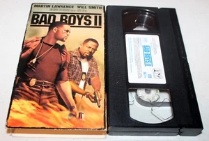 Bad Boys II (VHS, 2003) Will Smith, Martin Lawrence, Michael Bay, Action Comedy - Picture 1 of 2