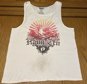Hang Ten Mens White Tank Top T Shirt Size XL Surf Beach - Picture 1 of 6