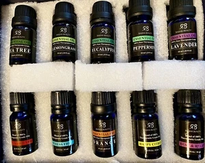 Radha Beauty Aromatherapy Top 10 Essential Oils Set READ DESCRIPTION - Picture 1 of 5