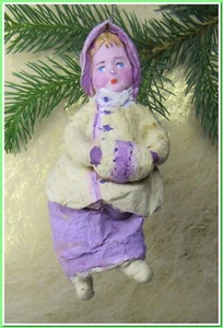Ancien Ornement de Noël en coton Vintage Sapin Xmas Nouvel An 🎄#1110242 - Picture 1 of 9