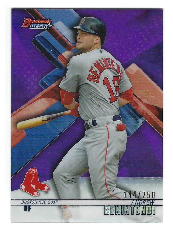 ANDREW BENINTENDI 2018 BOWMAN'S BEST PURPLE REFRACTOR /250 - Image 1 of 1