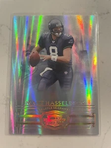 2007 Donruss Threads Silver #83 Matt Hasselbeck #d /250 Seahawks Parallel SP - Picture 1 of 2