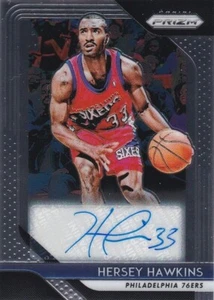 Hersey Hawkins 2018-19 Panini Prizm Signatures #31 Sixers Autograph - Bild 1 von 3