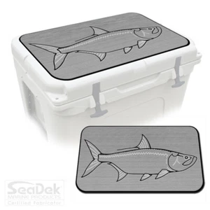 SeaDek Pad Top fits YETI Tundra Cooler - Marine EVA Mat - SG/B - SD Tarpon - Picture 1 of 6