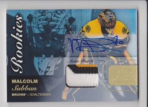 MALCOLM SUBBAN 2015-16 Fleer Showcase Flair Premium Rookie Patch Auto #D /65 RC - Picture 1 of 1