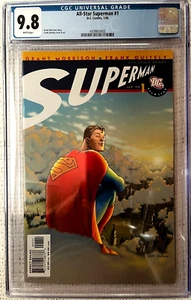 🔥~DC~ALL STAR SUPERMAN #1~🔥~FRANK QUITELY COVER~GRANT MORRISON~🔥~CGC 9.8~🔥 - Bild 1 von 2
