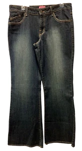 New STEVE BARRYS WOMEN 12 BLUE JEANS STRETCH LOW RISE BOOTLEG RARE PRIORITY - Picture 1 of 8