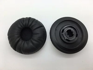 2 leatherette Plantronics 87229-01 Ear Cushion for Savi W440 W740 CS540 - Picture 1 of 1