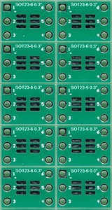 SOT23-6 0.95mm(0.037") to DIP6 0.3" - 10 PCS. [CA] - Picture 1 of 2