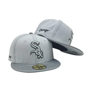 Chicago White Sox Light Gray New Era 59FIFTY fitted hat cap - Picture 1 of 9