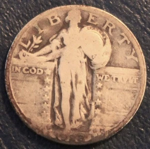 1928-S Standing Liberty Quarter  90% Silver #8988 - Picture 1 of 2
