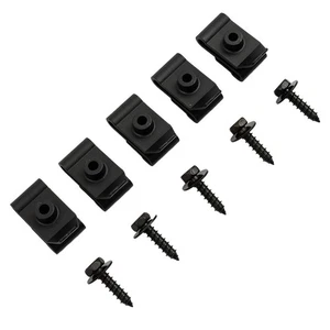 Screw Portable Replacement Small Size Stylish Trim Arch Mudguard Black - Picture 1 of 20