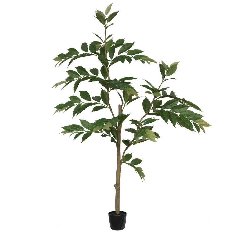 Árbol Nandina verde artificial en maceta realista Vickerman Foto 1 de 1