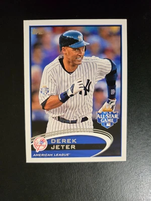 DEREK JETER 2012 TOPPS UPDATE SERIES BASEBALL CARD #US119 NEW YORK YANKEES - Image 1 of 2