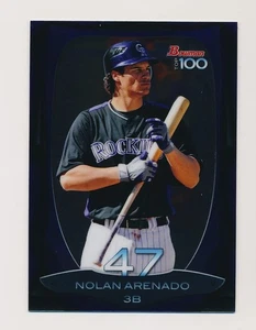 NOLAN ARENADO ⚾ 2013 Bowman Chrome Top 100 Prospects Insert #BTP-47 Rockies - Bild 1 von 2