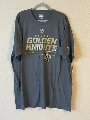 Мужская 3XL новый с Ярлыками Vegas Golden Knights Fanatics подлинный Pro рубашка с коротким рукавом - Изображение 1 из 4
