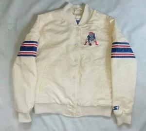 CHAQUETA SATINADA STARTER NEW ENGLAND PATRIOTS LOGOTIPO ANTIGUO TALLA S - Imagen 1 de 11
