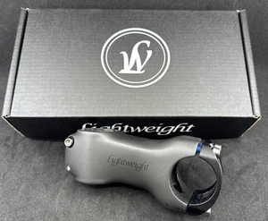 Lightweight GERMANY Bügelhalter SCHWARZ ED 80mm Carbon Fiber 1-1/8" Stem - Picture 1 of 6