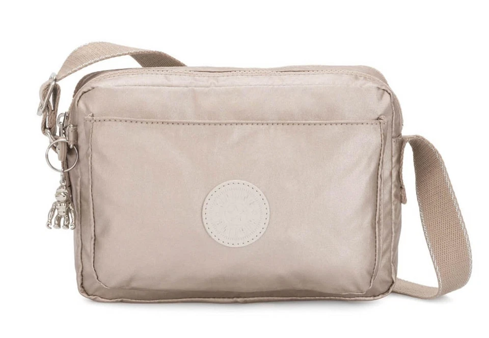 Kipling ABANU M Tracolla media, Metallic Glow (Argento)-Taglia unica - Immagine 1 di 4