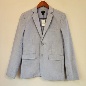 Giacca blazer J Crew CREWCUTS Thompson ragazzo 16 blu chiaro cappotto sportivo bambini nuovo con etichette - Foto 1 di 22