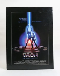 De colección 1981 TRON VHS Video Tienda Alquiler Standee Display Sin Usar RARO - Imagen 1 de 3