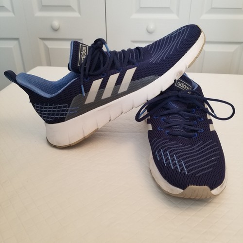 Scarpe sneakers running uomo Adidas blu TAGLIA 10 5
