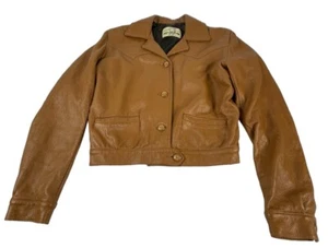 Vintage Custom Coat Co Genuine Deerskin jacket Short Western Women’s M Short - Picture 1 of 10