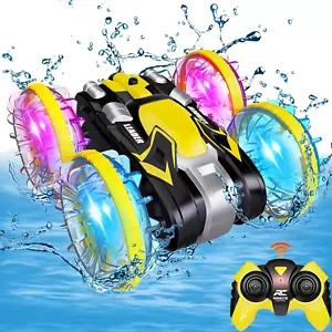 Toys for 5-12 Year Old Boys Amphibious RC Car for Kids 2.4 Ghz Remote Control - Picture 1 of 12
