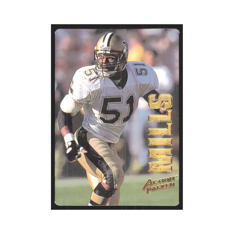 1993 Action Packed Sam Mills Saints #149 - Image 1 of 3